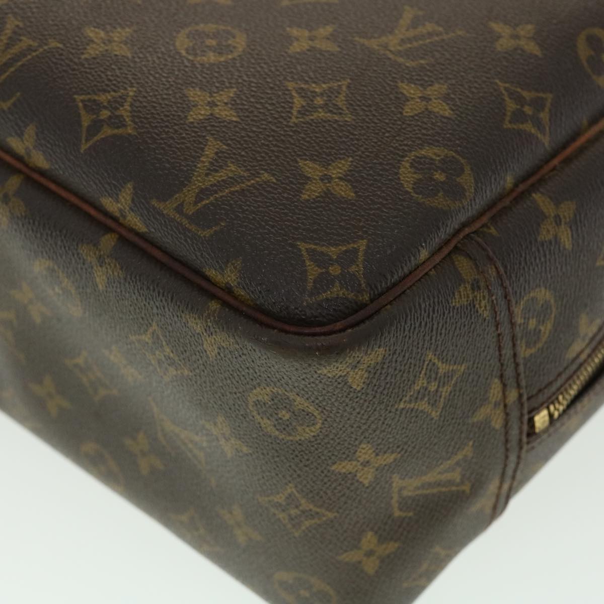 LOUIS VUITTON Monogram Deauville Hand Bag M47270 LV Auth 35260