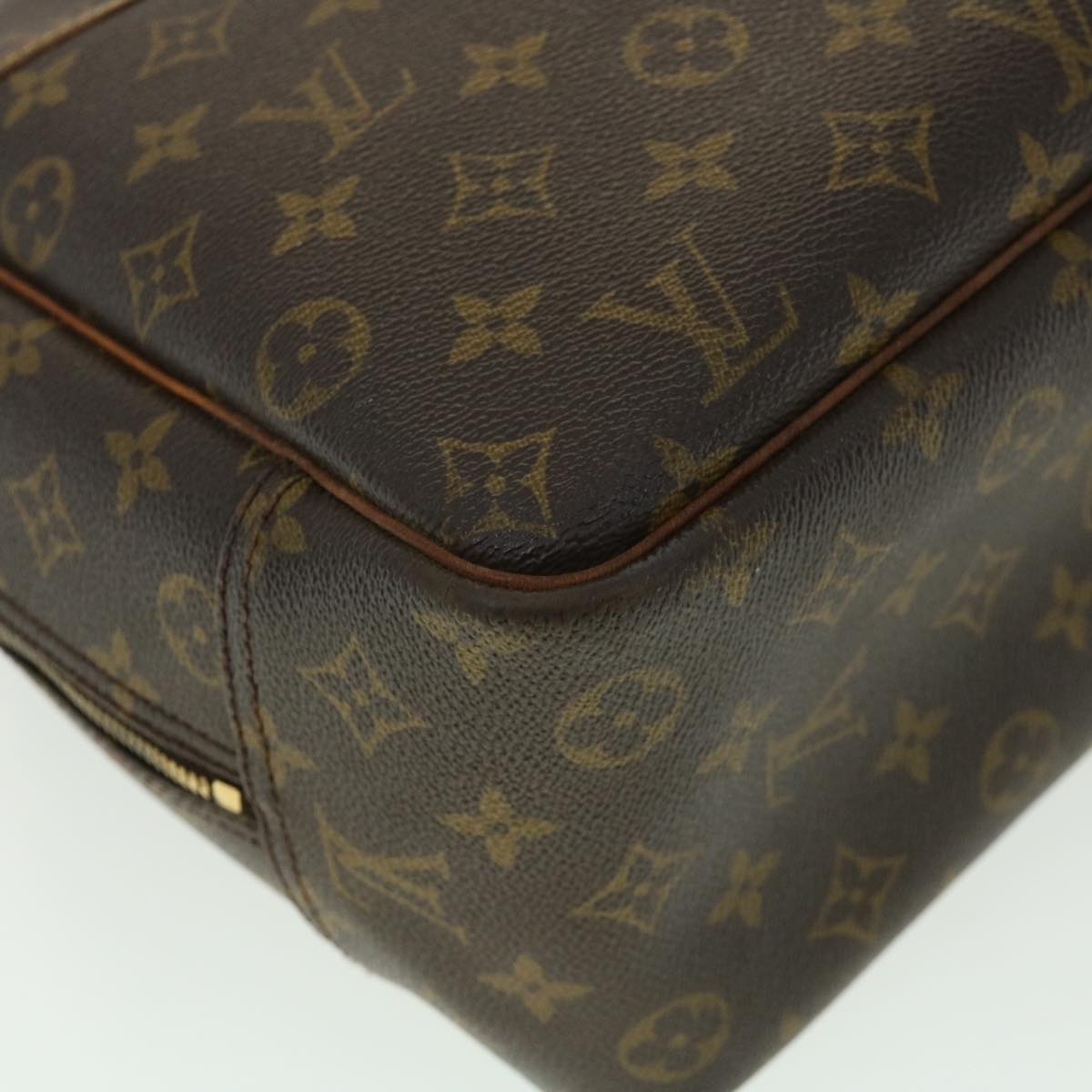 LOUIS VUITTON Monogram Deauville Hand Bag M47270 LV Auth 35260