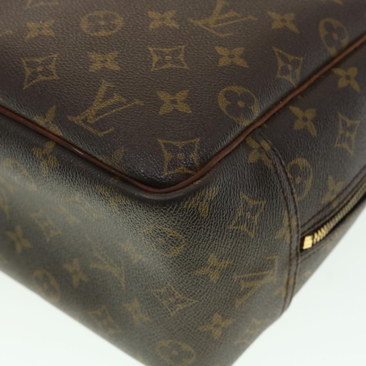 LOUIS VUITTON Monogram Deauville Hand Bag M47270 LV Auth 35260