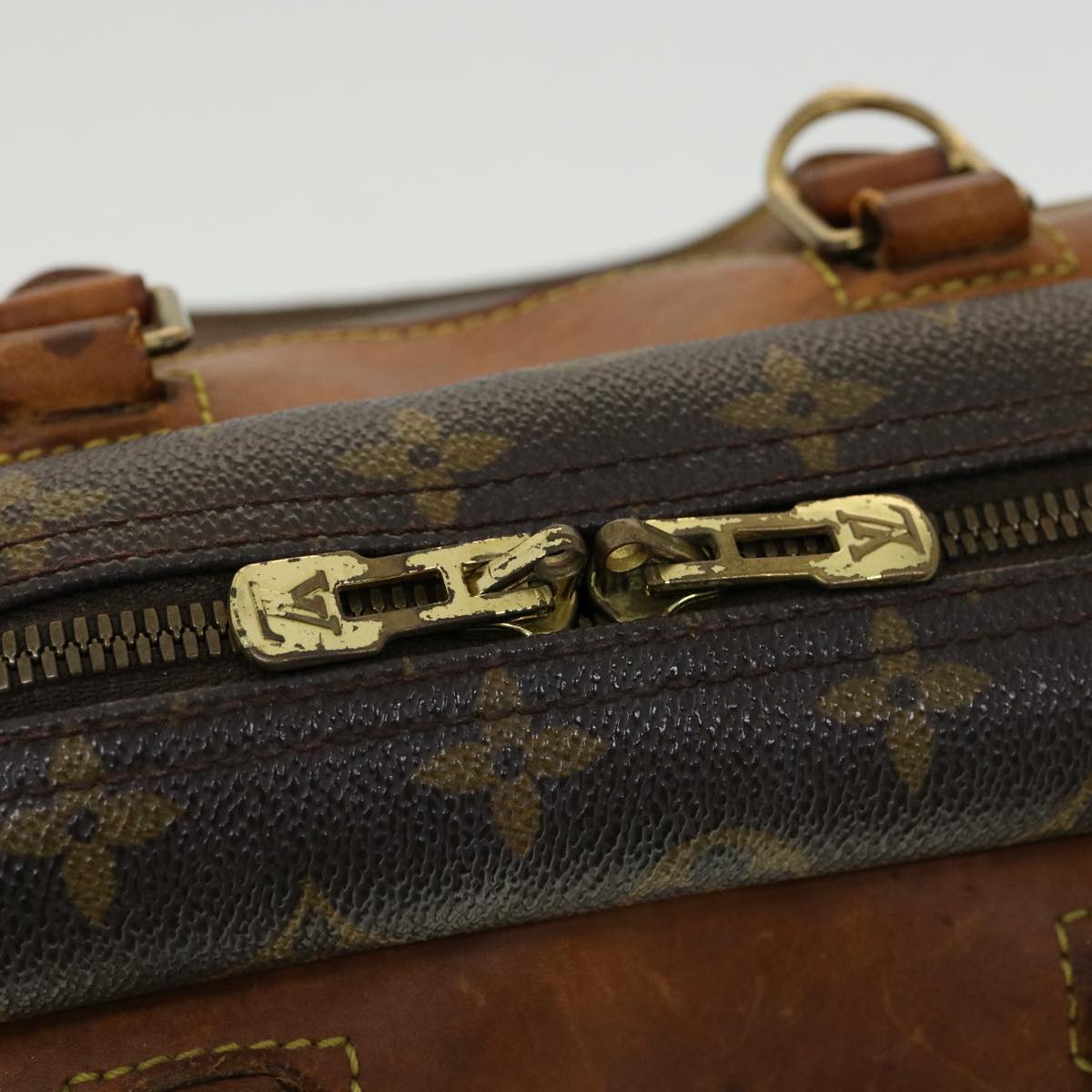 LOUIS VUITTON Monogram Deauville Hand Bag M47270 LV Auth 35260