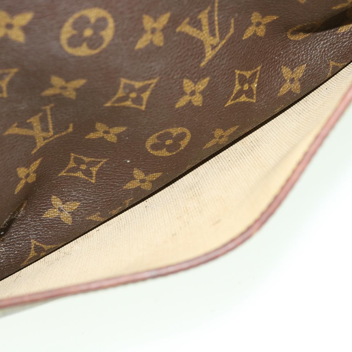 LOUIS VUITTON Monogram Deauville Hand Bag M47270 LV Auth 35260