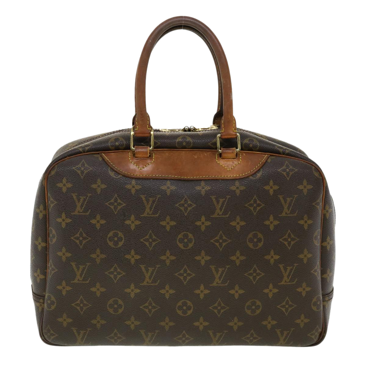 LOUIS VUITTON Monogram Deauville Hand Bag M47270 LV Auth 35260