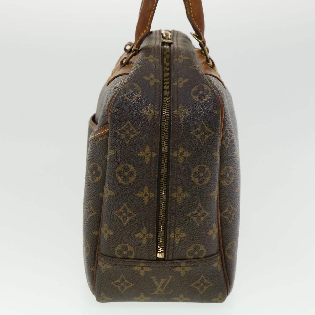 LOUIS VUITTON Monogram Deauville Hand Bag M47270 LV Auth 35260