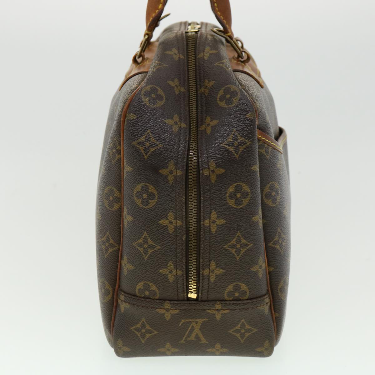 LOUIS VUITTON Monogram Deauville Hand Bag M47270 LV Auth 35260