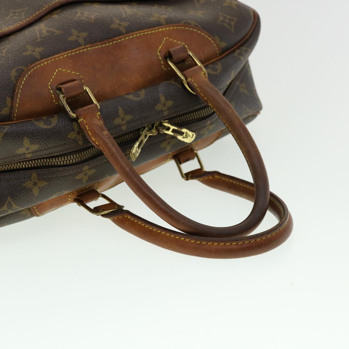 LOUIS VUITTON Monogram Deauville Hand Bag M47270 LV Auth 35260