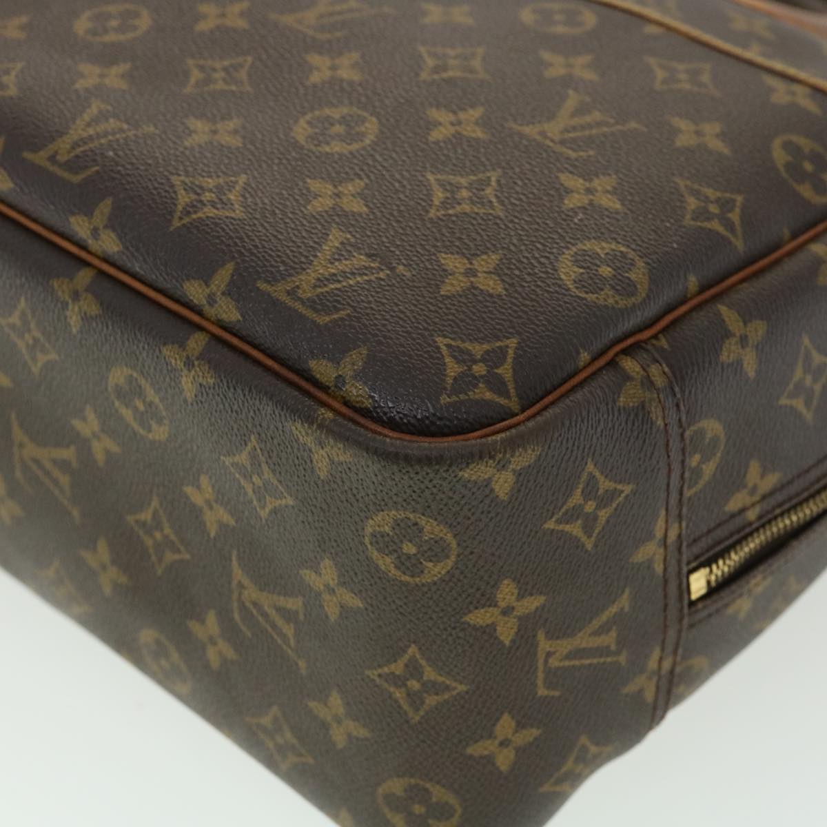 LOUIS VUITTON Monogram Deauville Hand Bag M47270 LV Auth 35261