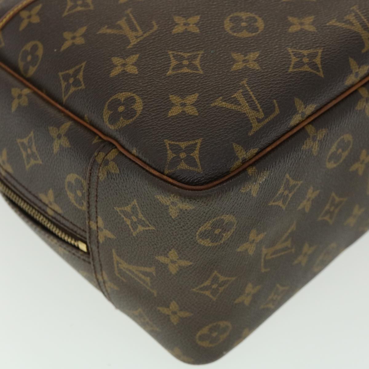 LOUIS VUITTON Monogram Deauville Hand Bag M47270 LV Auth 35261