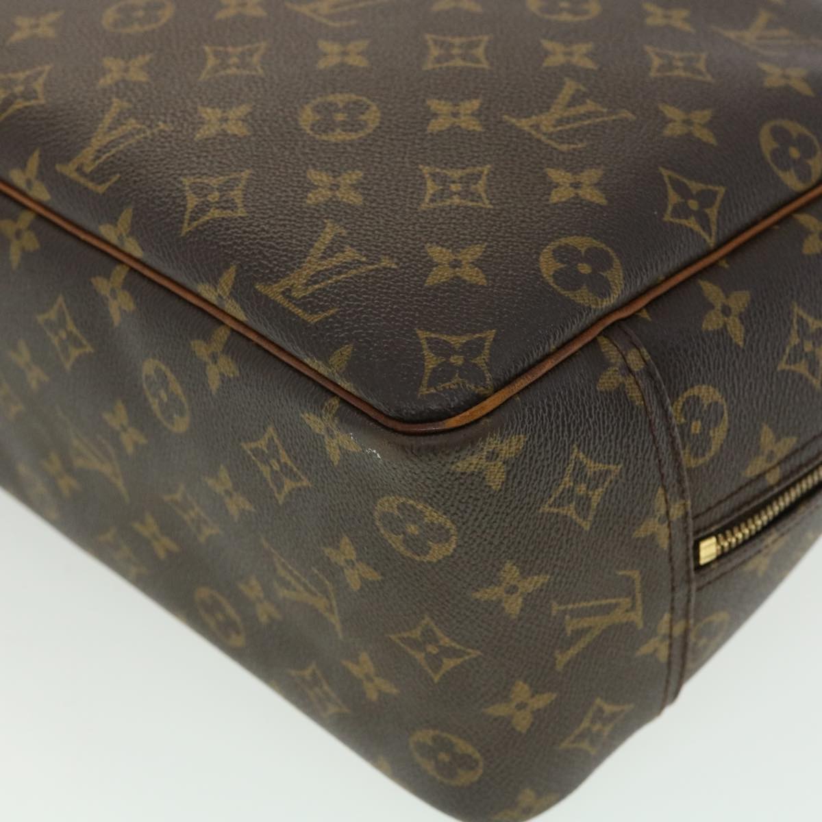 LOUIS VUITTON Monogram Deauville Hand Bag M47270 LV Auth 35261