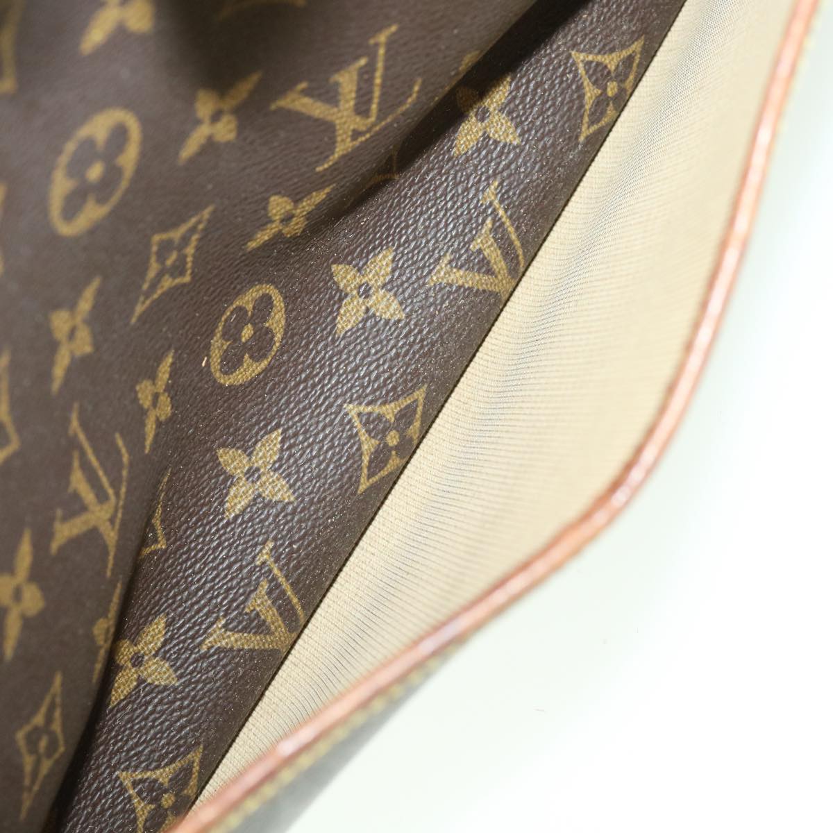 LOUIS VUITTON Monogram Deauville Hand Bag M47270 LV Auth 35261