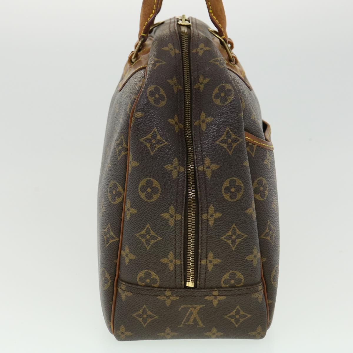 LOUIS VUITTON Monogram Deauville Hand Bag M47270 LV Auth 35261