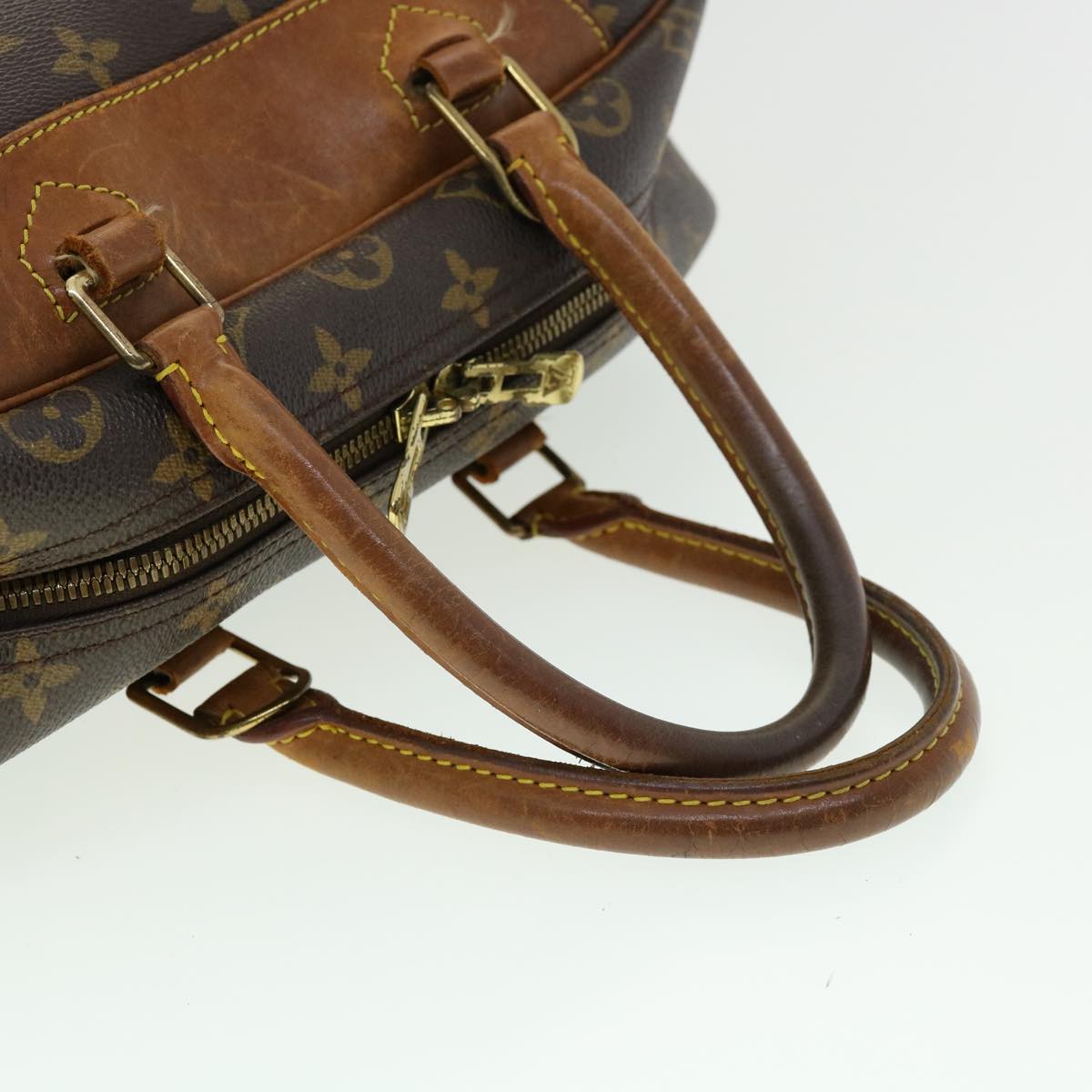 LOUIS VUITTON Monogram Deauville Hand Bag M47270 LV Auth 35261