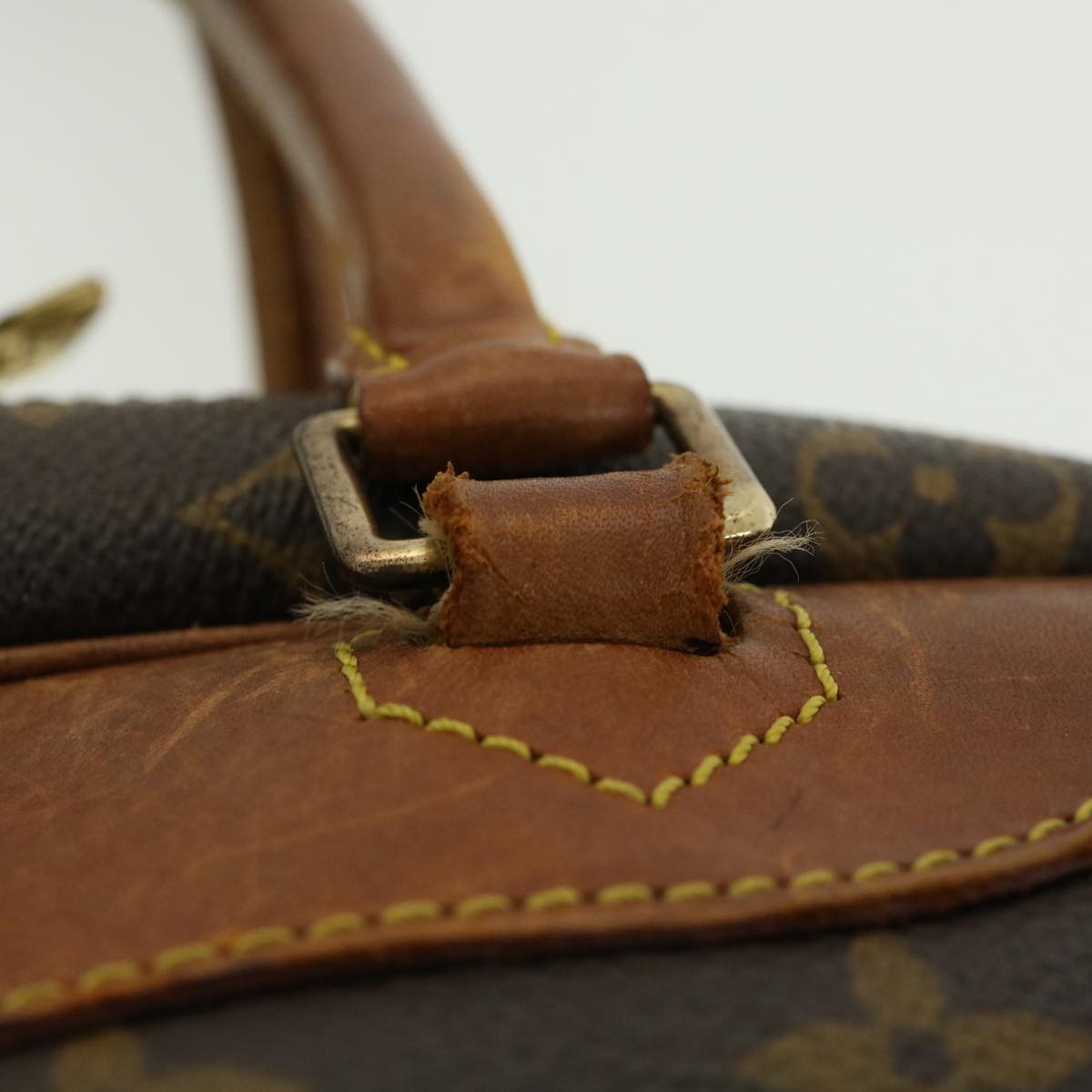 LOUIS VUITTON Monogram Deauville Hand Bag M47270 LV Auth 35261