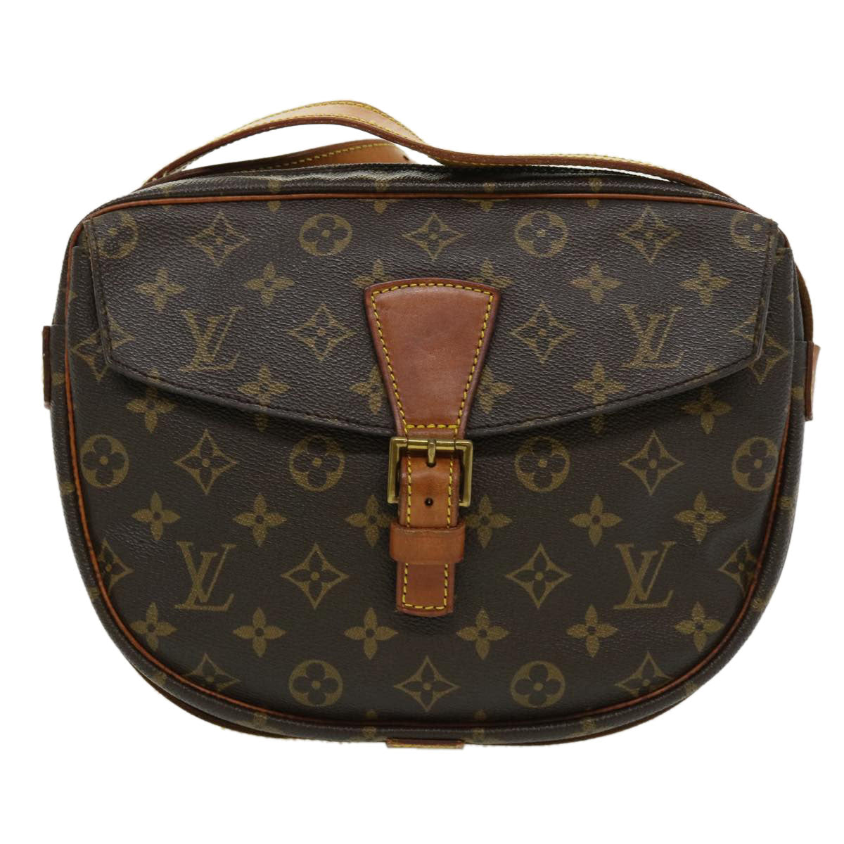 LOUIS VUITTON Monogram Jeune Fille GM Shoulder Bag Vintage M51225 LV Auth 35263