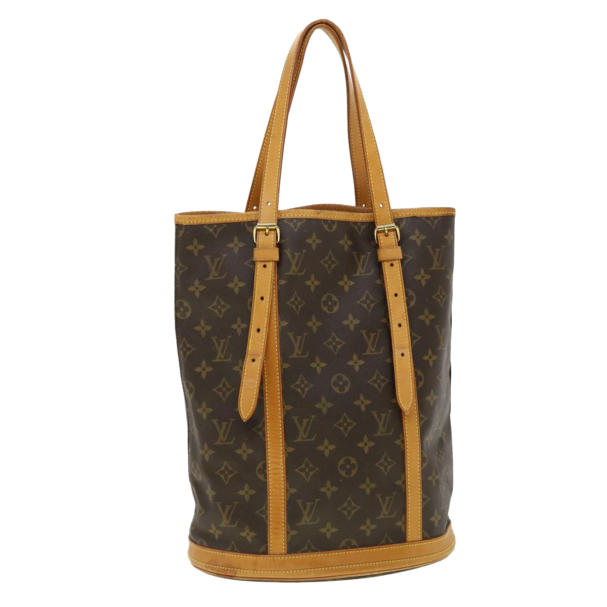 LOUIS VUITTON Monogram Bucket GM Shoulder Bag M42236 LV Auth 35278