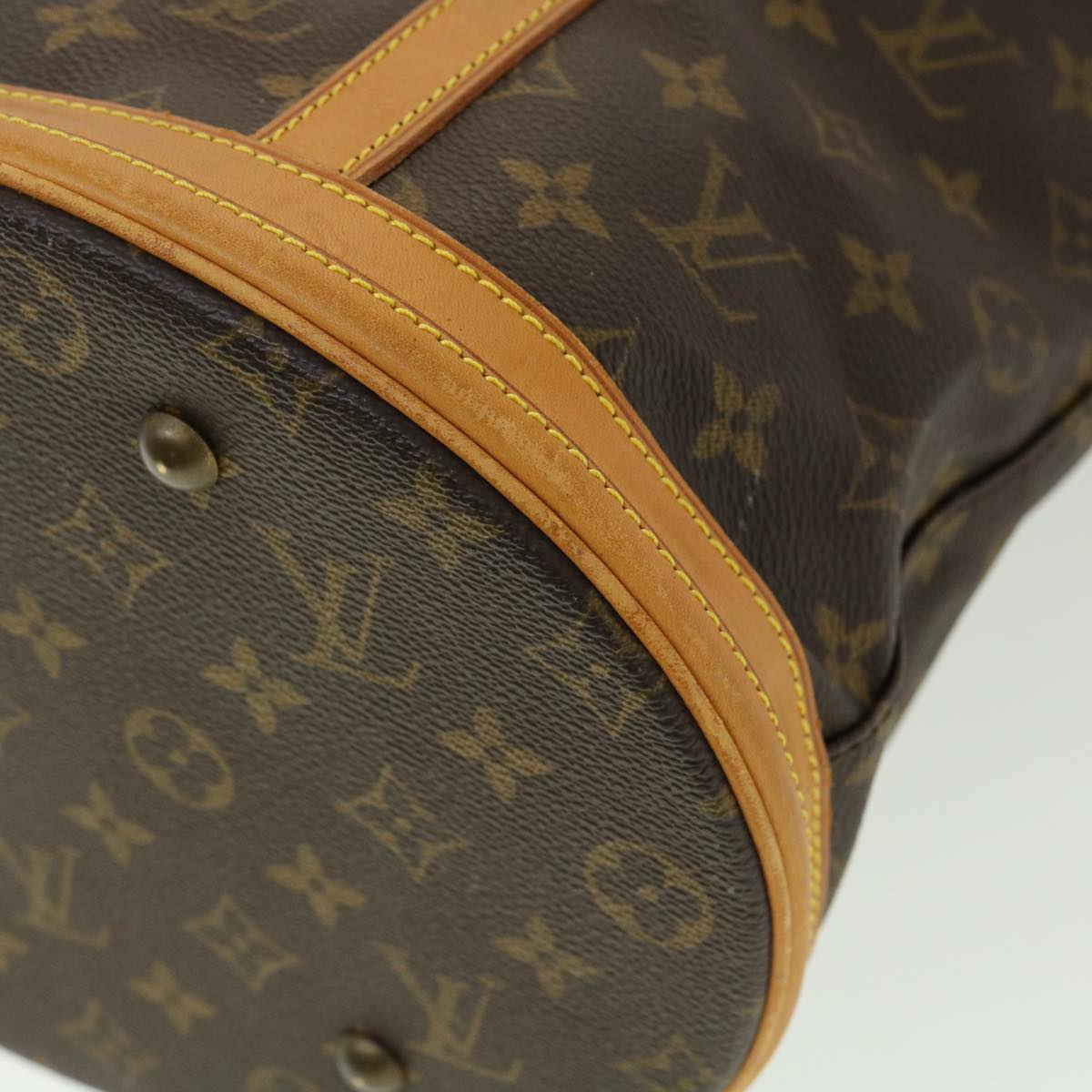 LOUIS VUITTON Monogram Bucket GM Shoulder Bag M42236 LV Auth 35278