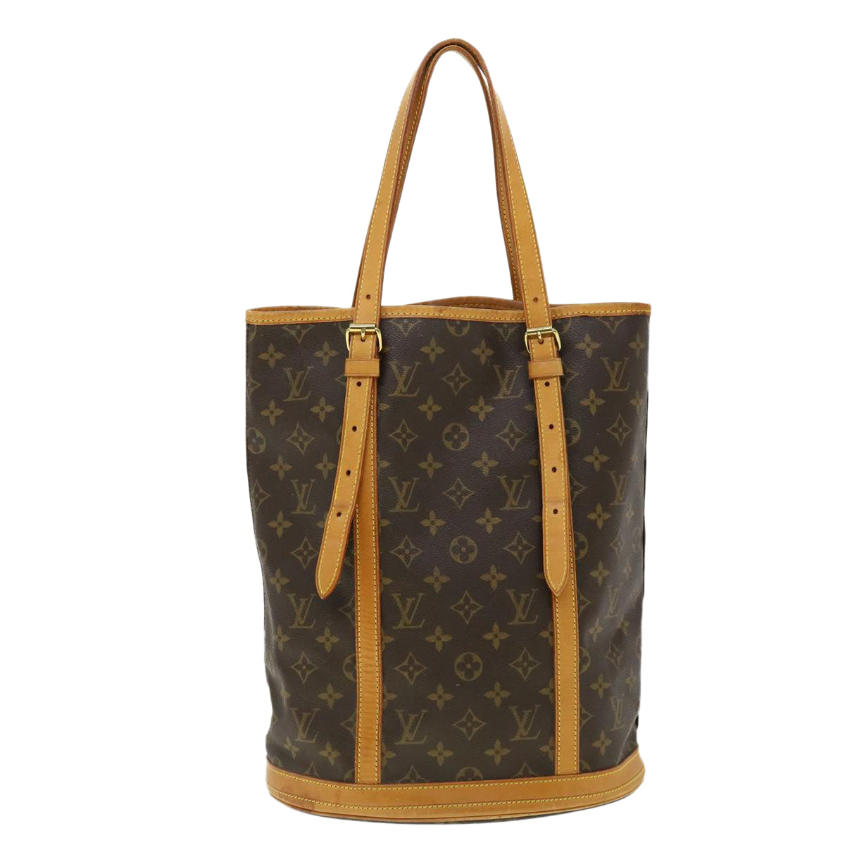 LOUIS VUITTON Monogram Bucket GM Shoulder Bag M42236 LV Auth 35278