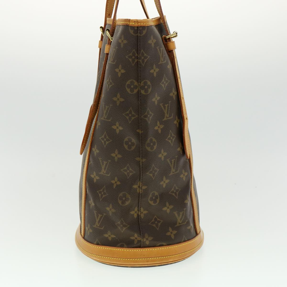 LOUIS VUITTON Monogram Bucket GM Shoulder Bag M42236 LV Auth 35278