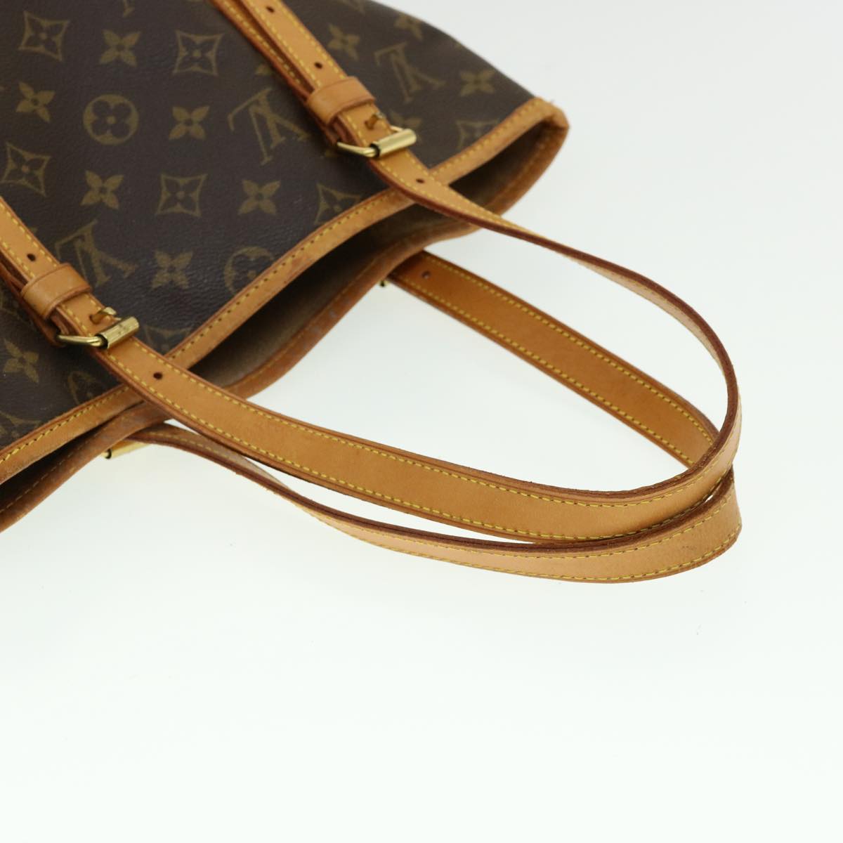 LOUIS VUITTON Monogram Bucket GM Shoulder Bag M42236 LV Auth 35278