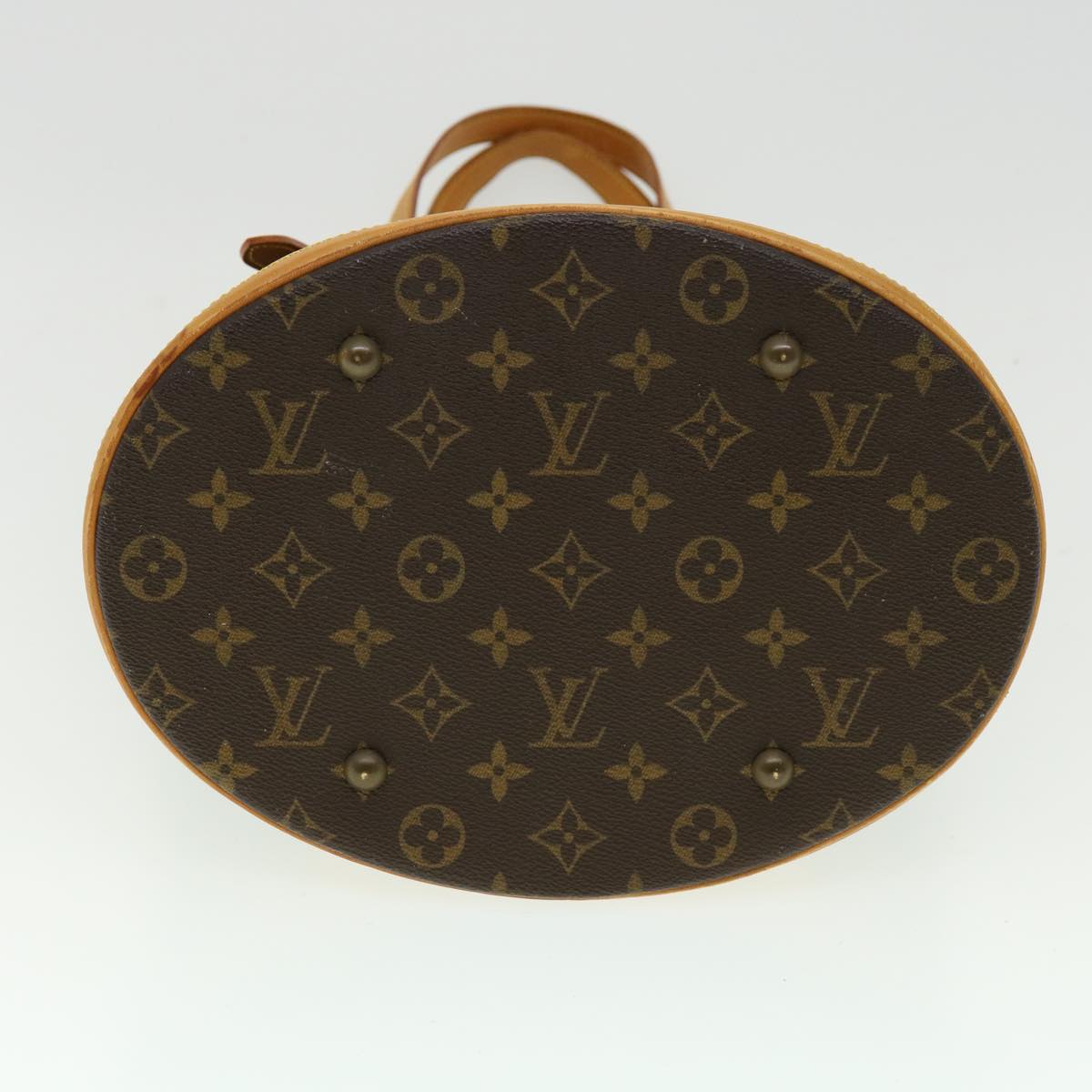 LOUIS VUITTON Monogram Bucket GM Shoulder Bag M42236 LV Auth 35278