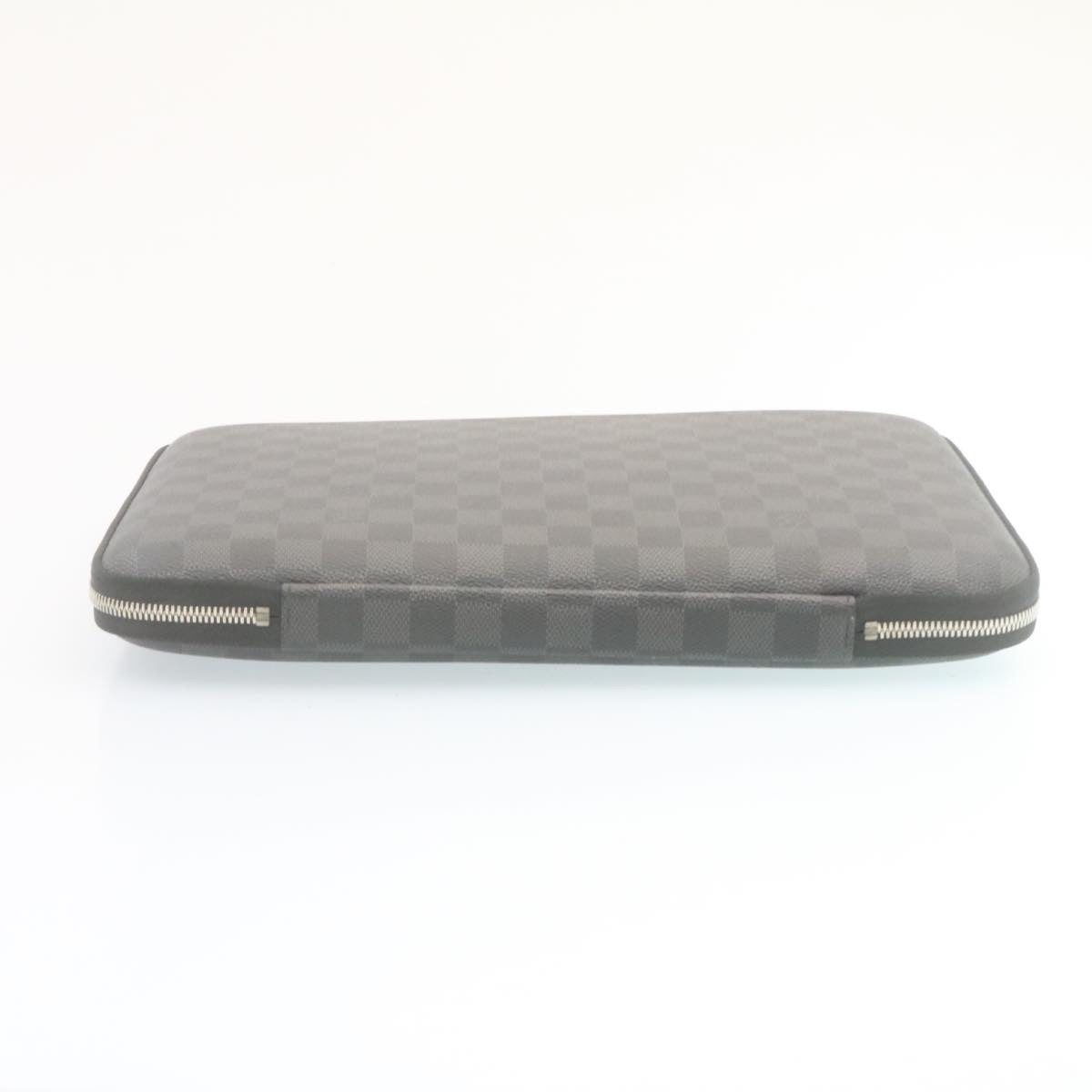 LOUIS VUITTON Damier Graphite Computer sleeve PM PC Case N58026 LV Auth 34529