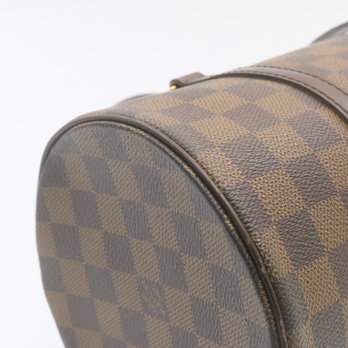 LOUIS VUITTON Damier Ebene Papillon 30 Hand Bag N51303 LV Auth 34532