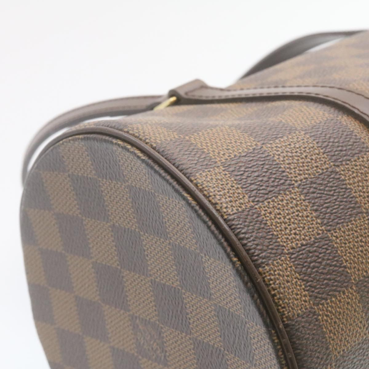 LOUIS VUITTON Damier Ebene Papillon 30 Hand Bag N51303 LV Auth 34532