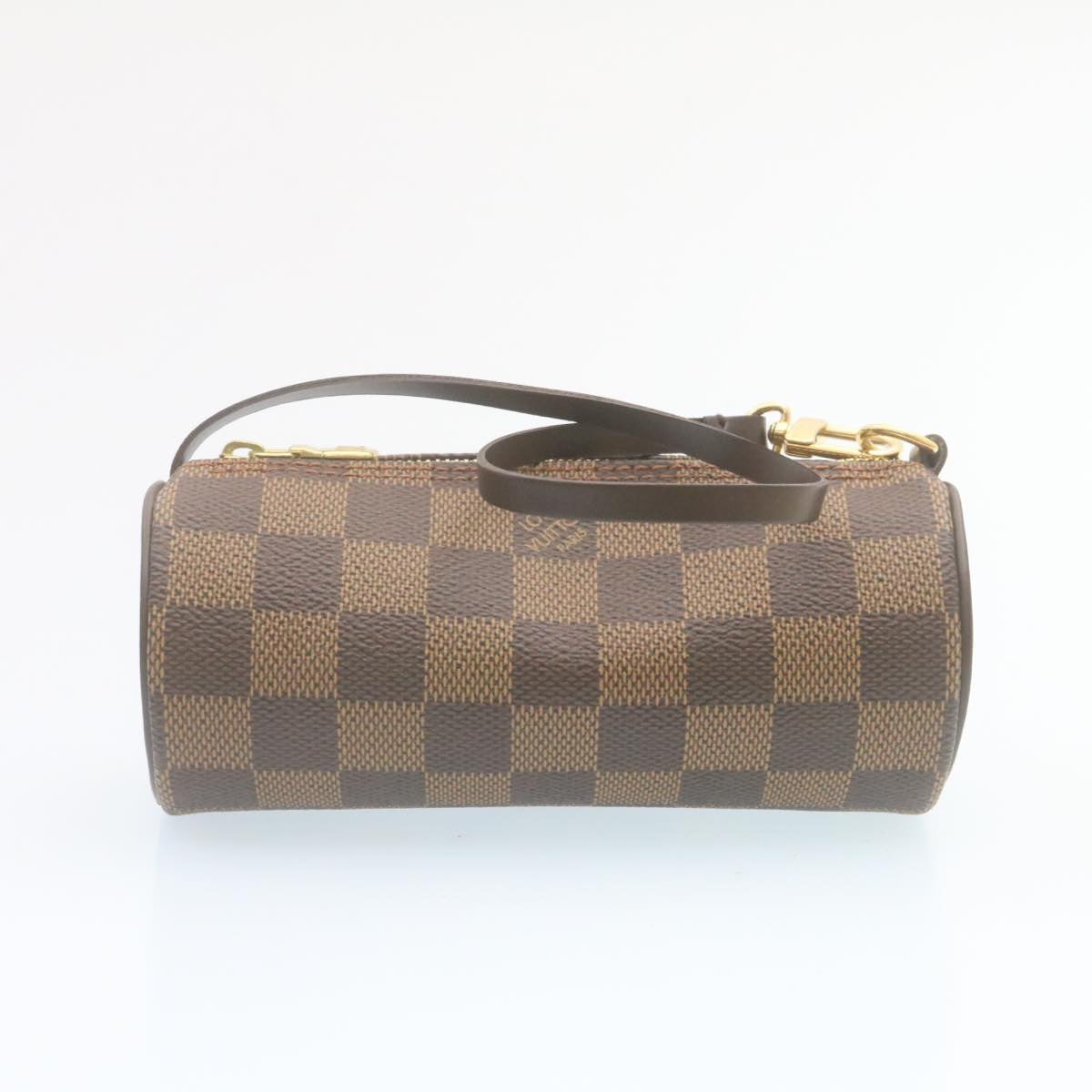 LOUIS VUITTON Damier Ebene Papillon 30 Hand Bag N51303 LV Auth 34532