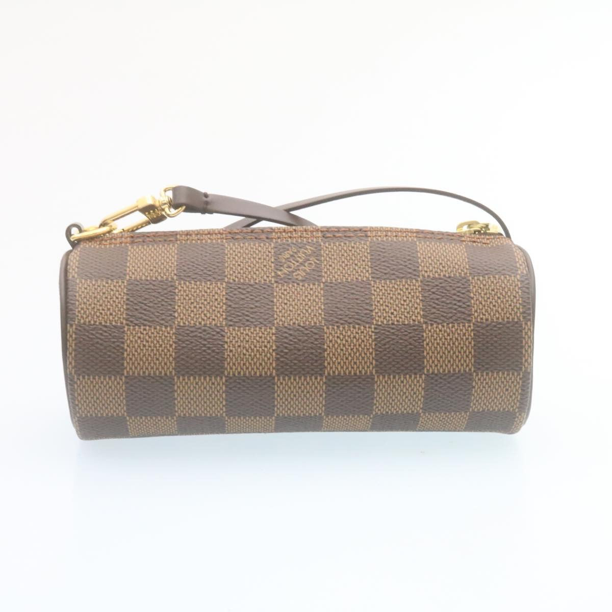 LOUIS VUITTON Damier Ebene Papillon 30 Hand Bag N51303 LV Auth 34532