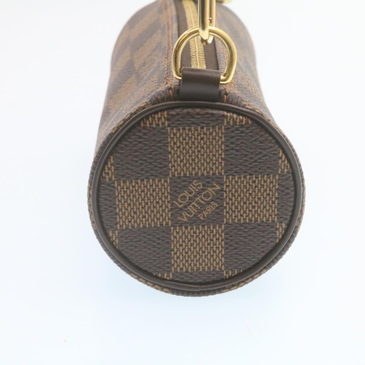 LOUIS VUITTON Damier Ebene Papillon 30 Hand Bag N51303 LV Auth 34532