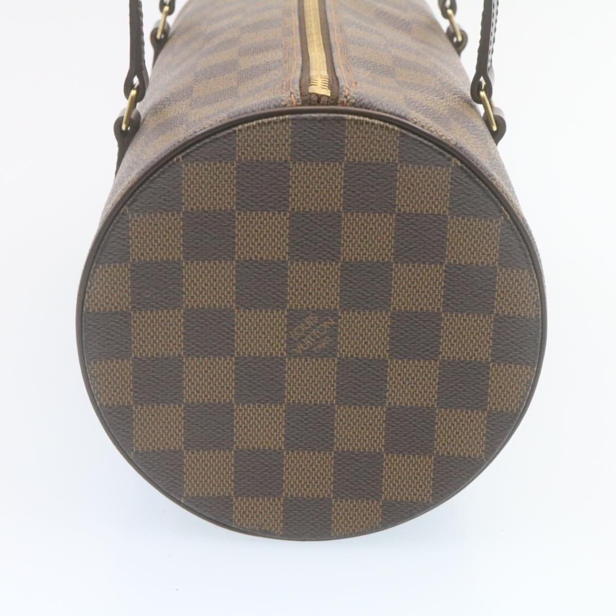 LOUIS VUITTON Damier Ebene Papillon 30 Hand Bag N51303 LV Auth 34532