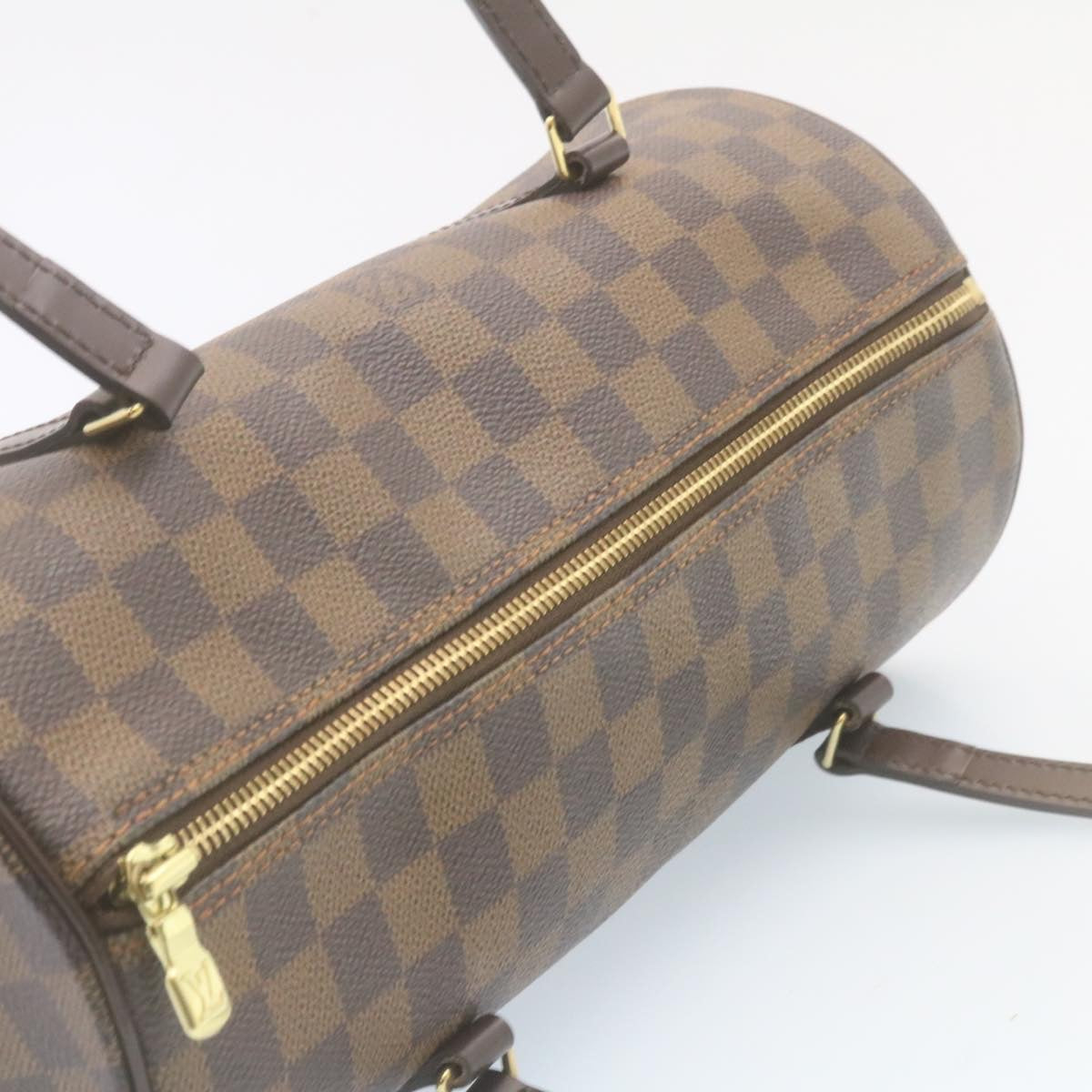 LOUIS VUITTON Damier Ebene Papillon 30 Hand Bag N51303 LV Auth 34532