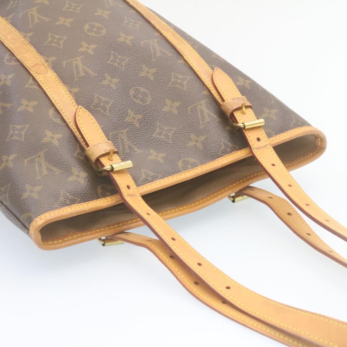 LOUIS VUITTON Monogram Bucket GM Shoulder Bag bs465 LV Auth 34533