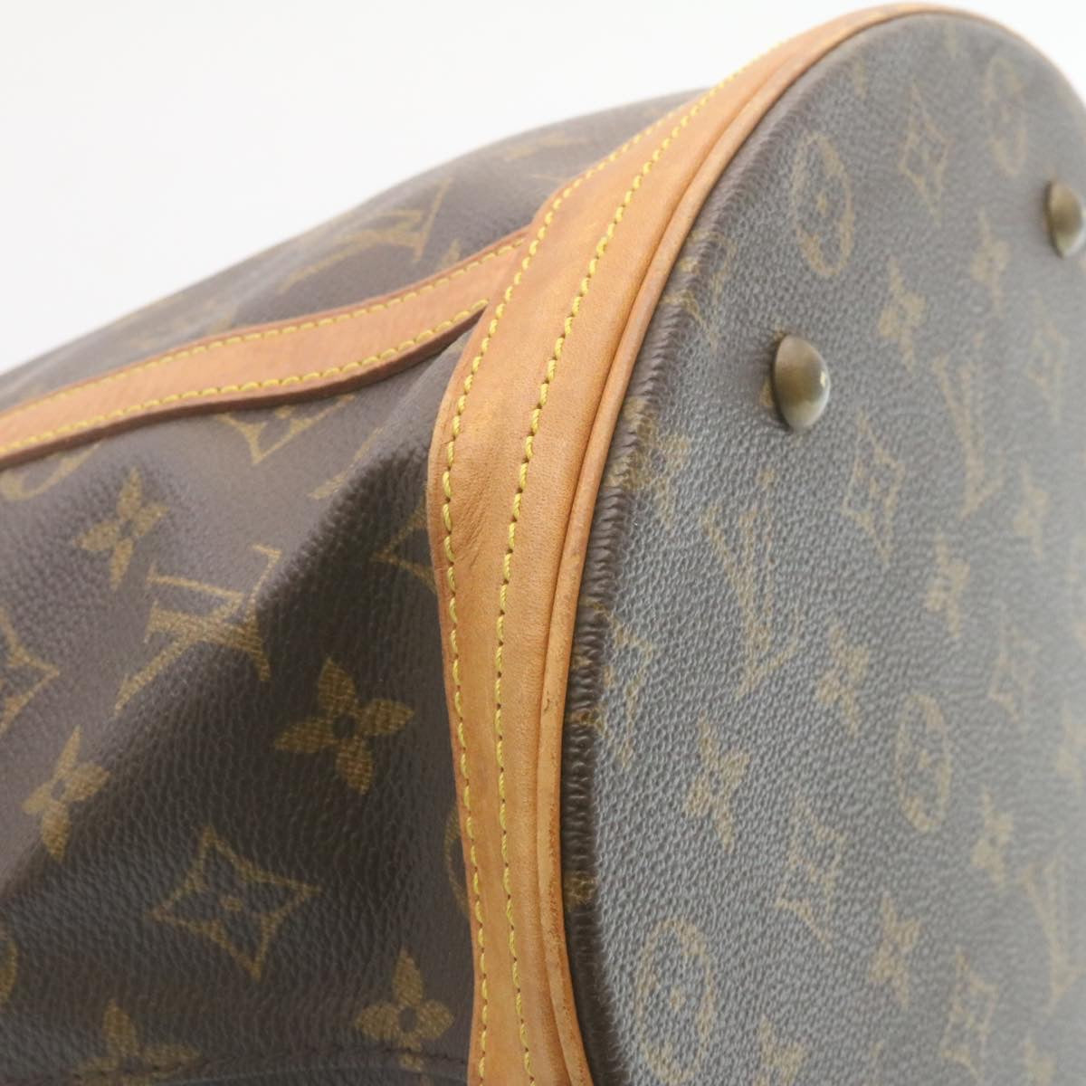 LOUIS VUITTON Monogram Bucket GM Shoulder Bag bs465 LV Auth 34546