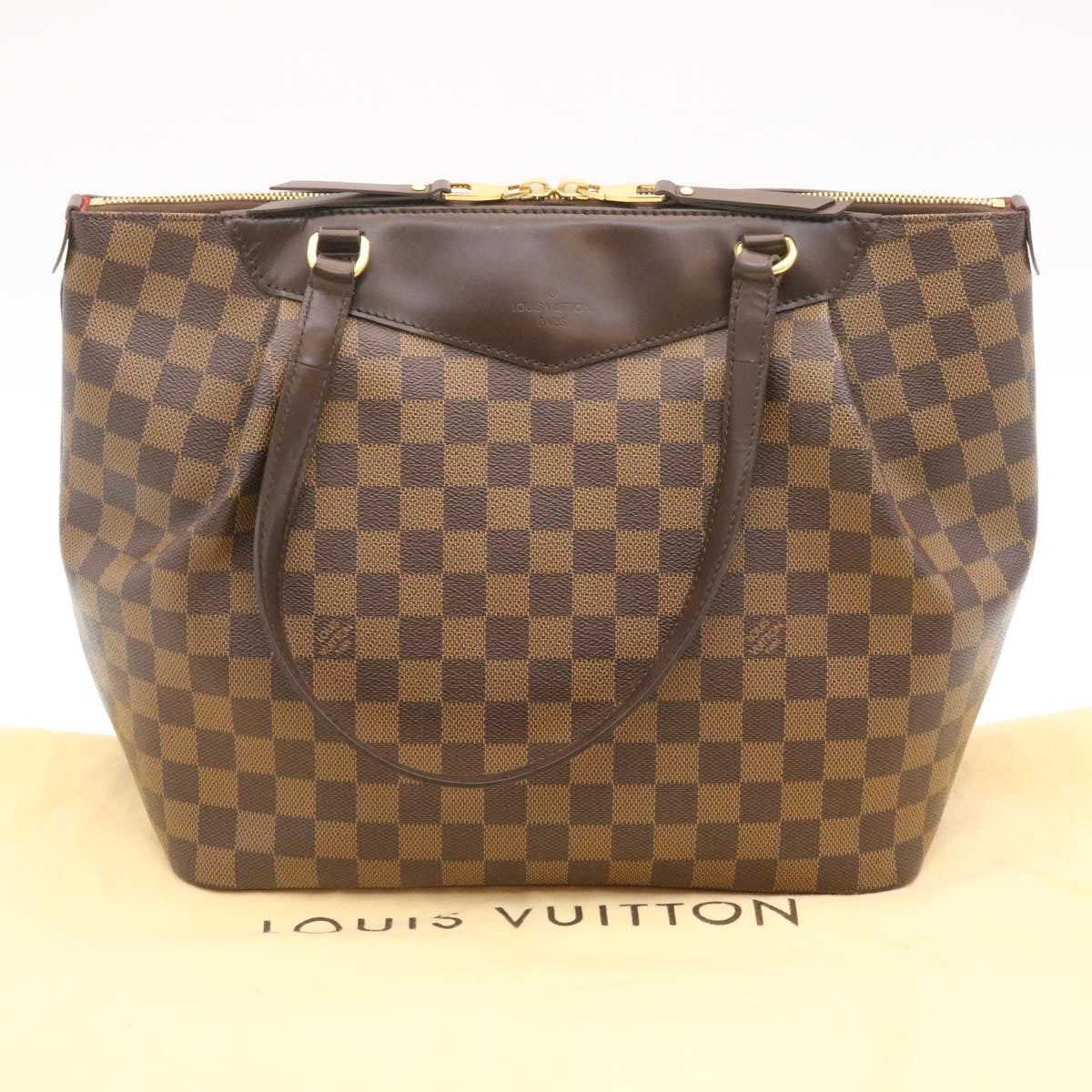 LOUIS VUITTON Damier Ebene Westminster GM Tote Bag N41103 LV Auth 34680