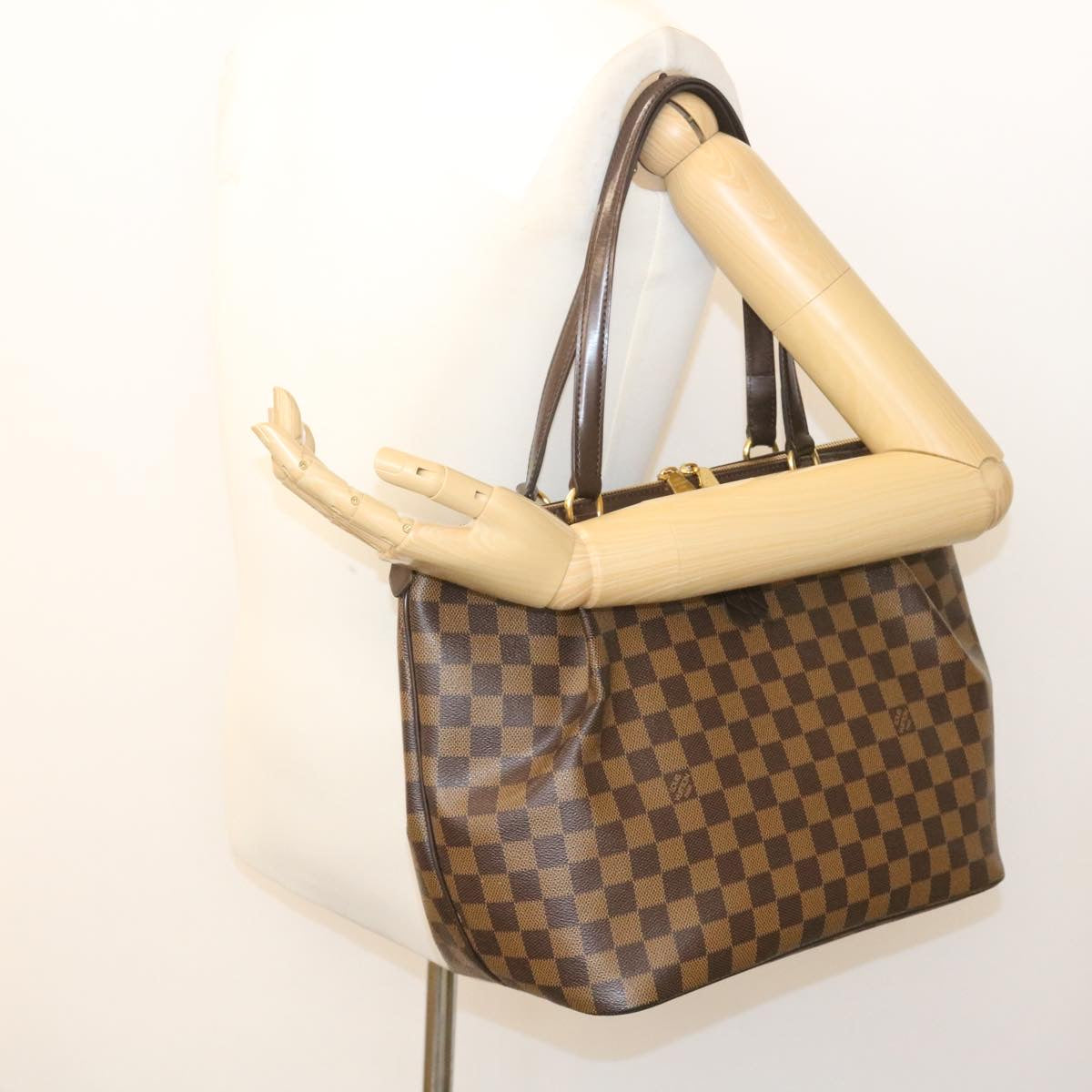 LOUIS VUITTON Damier Ebene Westminster GM Tote Bag N41103 LV Auth 34680