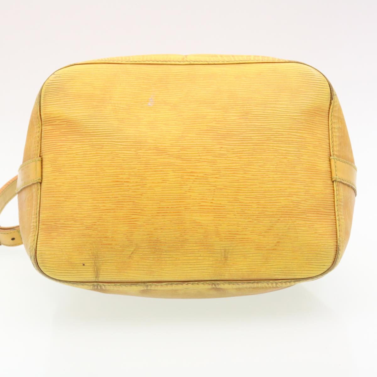 LOUIS VUITTON Epi Petit Noe Shoulder Bag Yellow M44109 LV Auth 34684