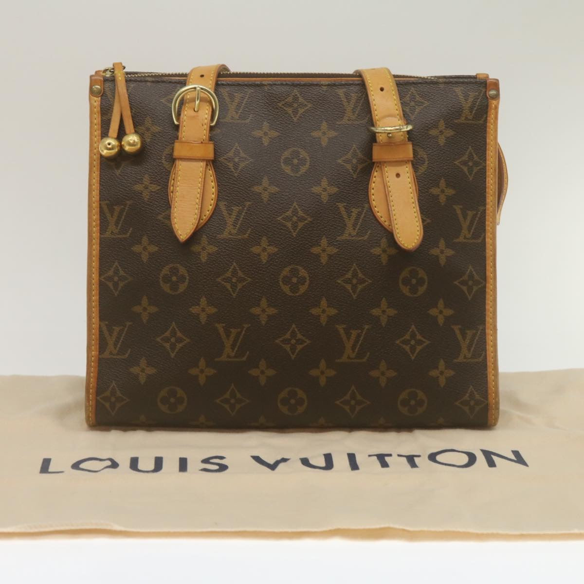 LOUIS VUITTON Monogram Popincourt Haut Tote Bag M40007 LV Auth 34709