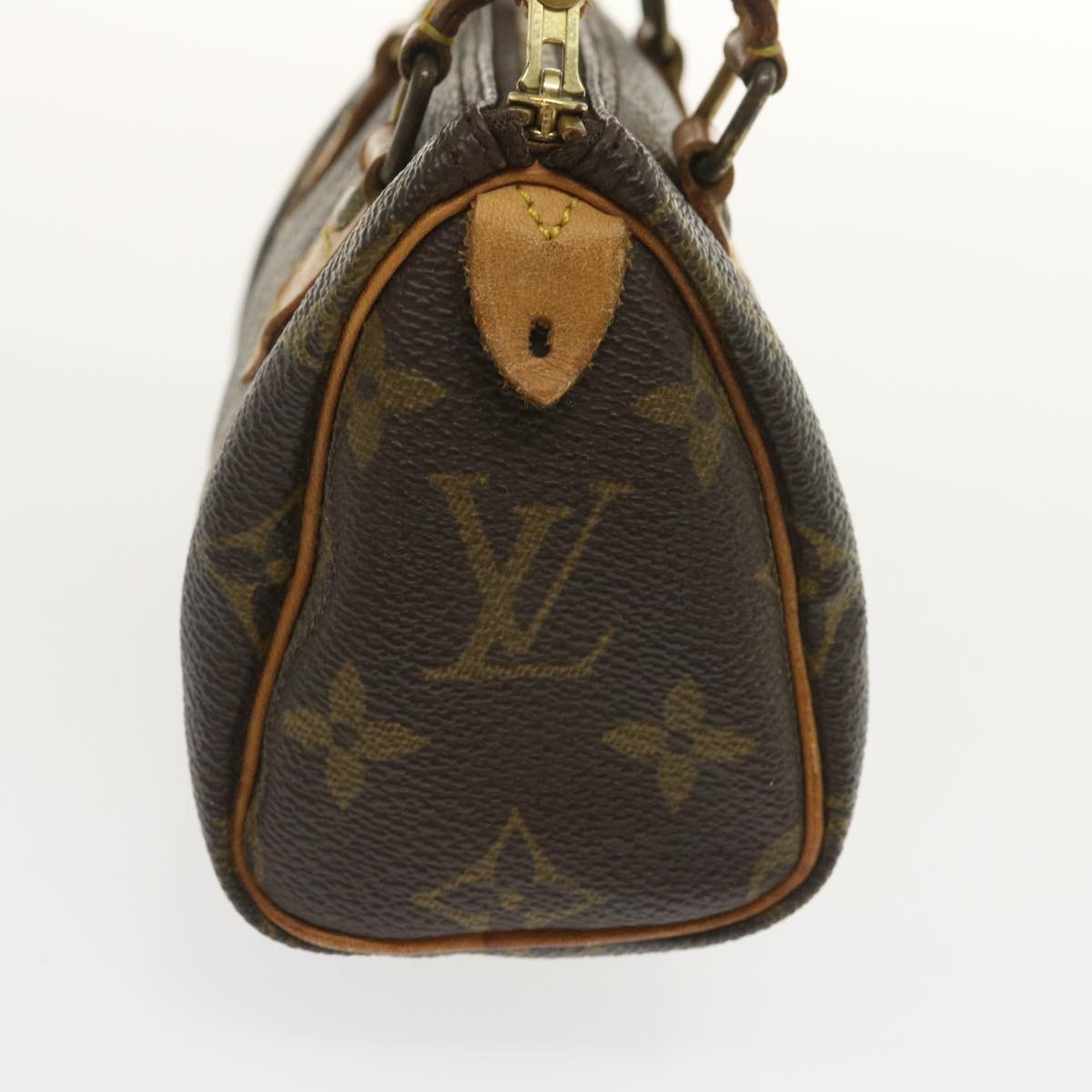 LOUIS VUITTON Monogram Mini Speedy Hand Bag M41534 LV Auth 34718