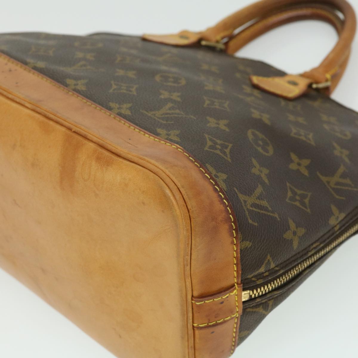 LOUIS VUITTON Monogram Alma Hand Bag M51130 LV Auth 34739