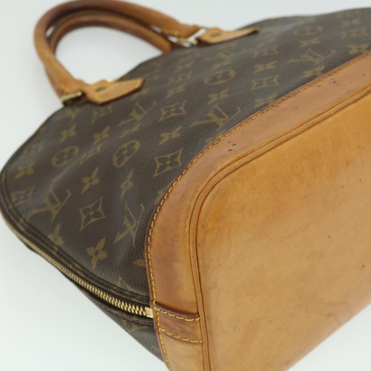 LOUIS VUITTON Monogram Alma Hand Bag M51130 LV Auth 34739