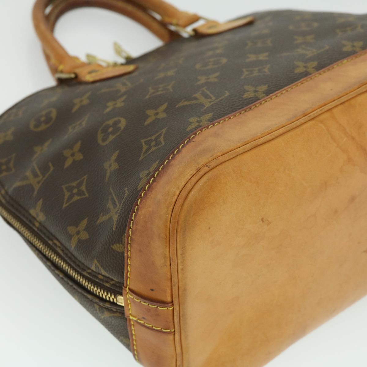 LOUIS VUITTON Monogram Alma Hand Bag M51130 LV Auth 34739