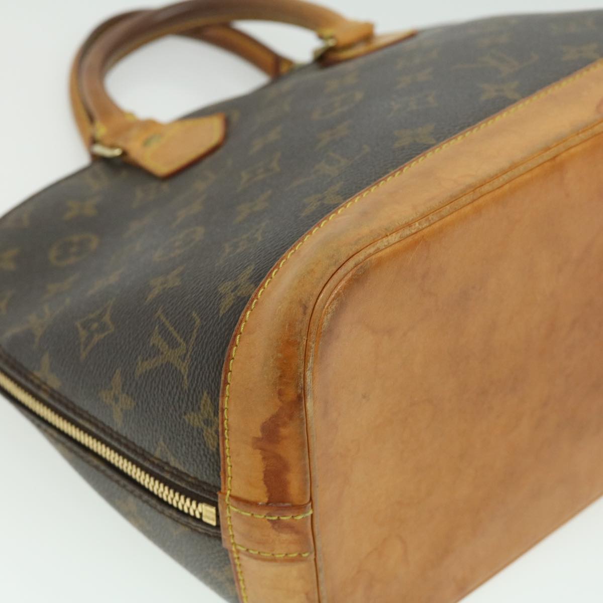 LOUIS VUITTON Monogram Alma Hand Bag M51130 LV Auth 34740