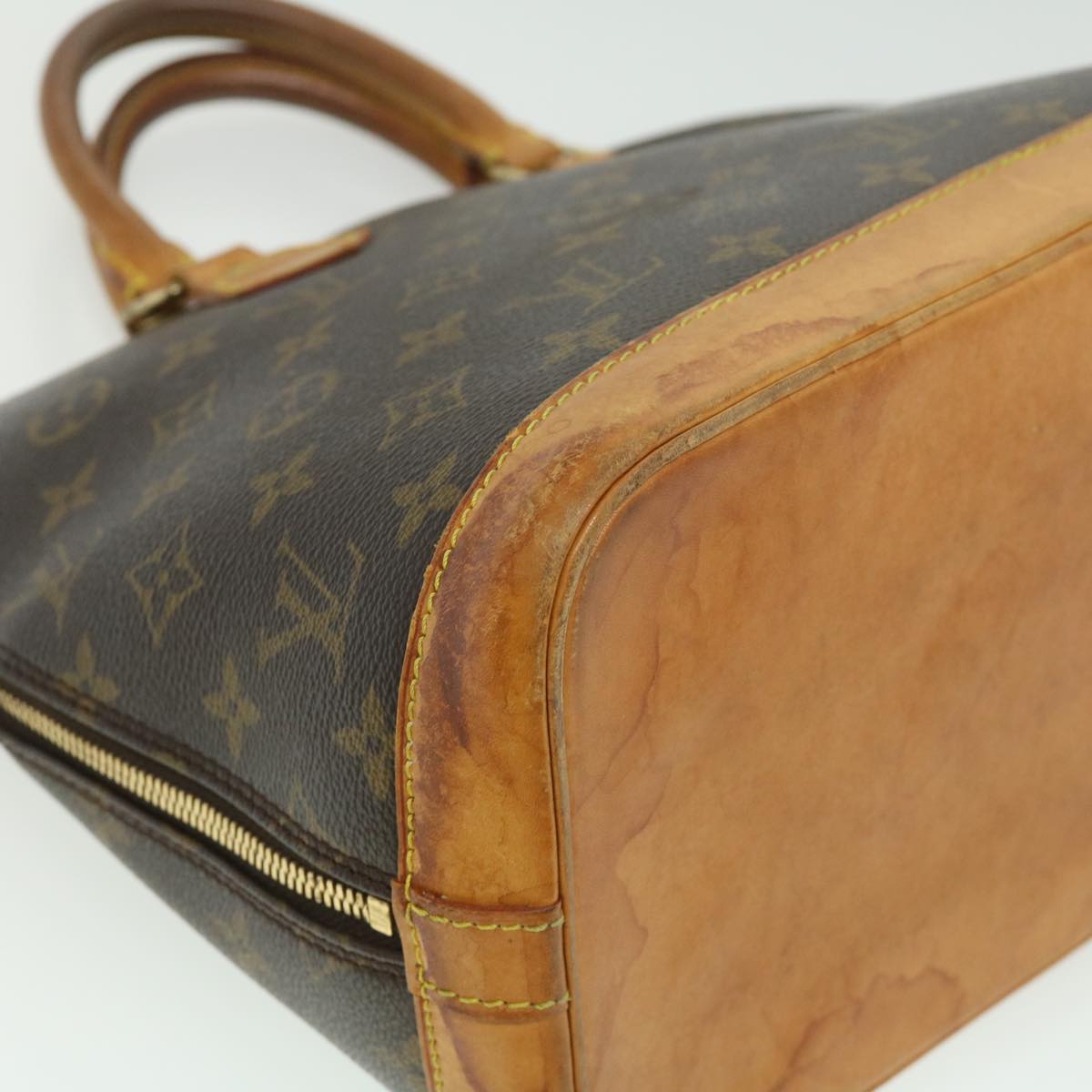 LOUIS VUITTON Monogram Alma Hand Bag M51130 LV Auth 34740