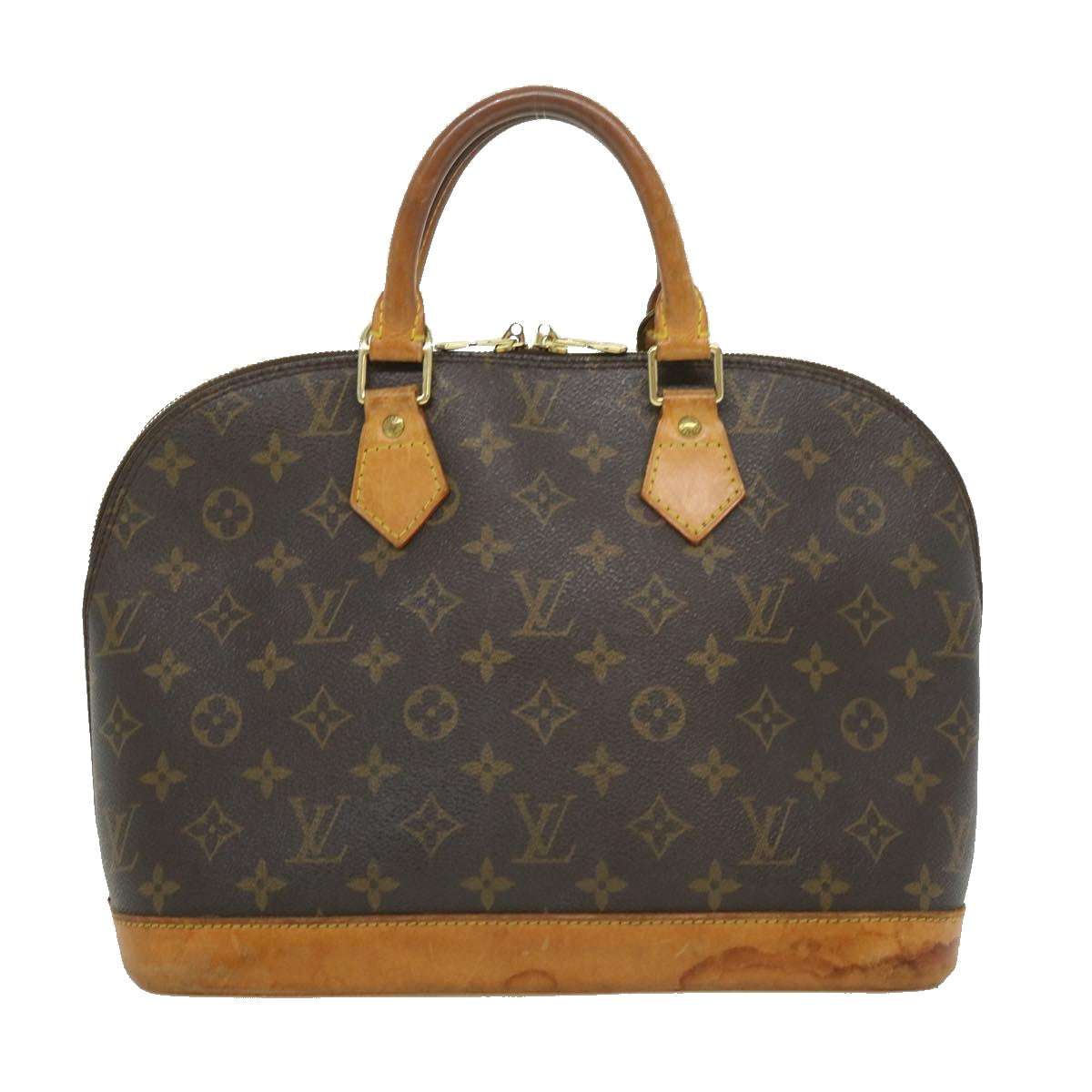 LOUIS VUITTON Monogram Alma Hand Bag M51130 LV Auth 34740