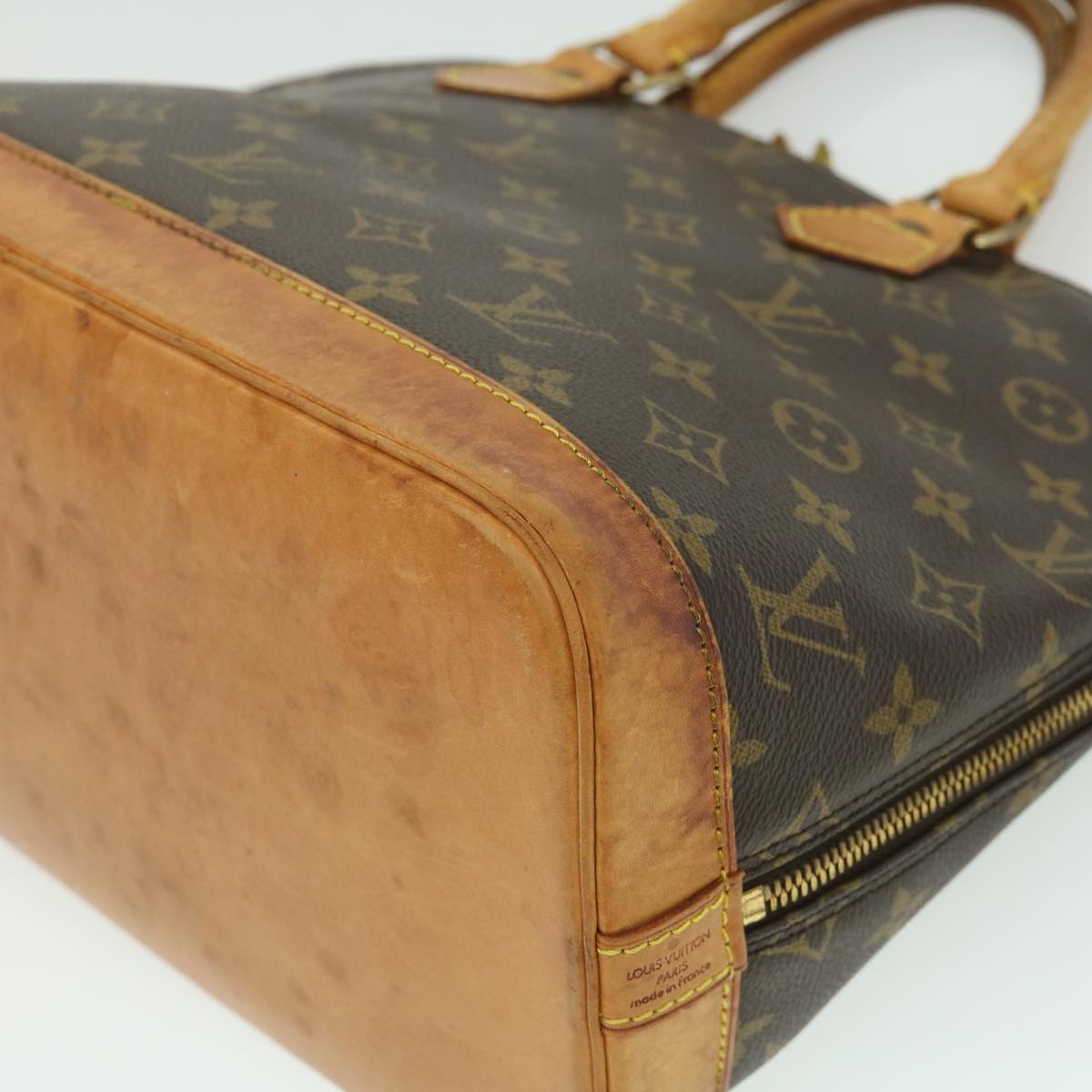 LOUIS VUITTON Monogram Alma Hand Bag M51130 LV Auth 34743