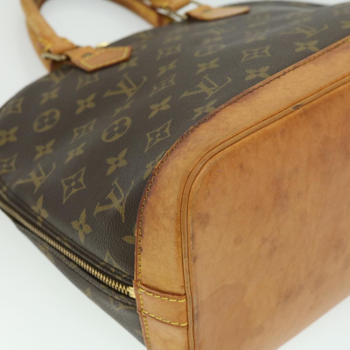 LOUIS VUITTON Monogram Alma Hand Bag M51130 LV Auth 34743