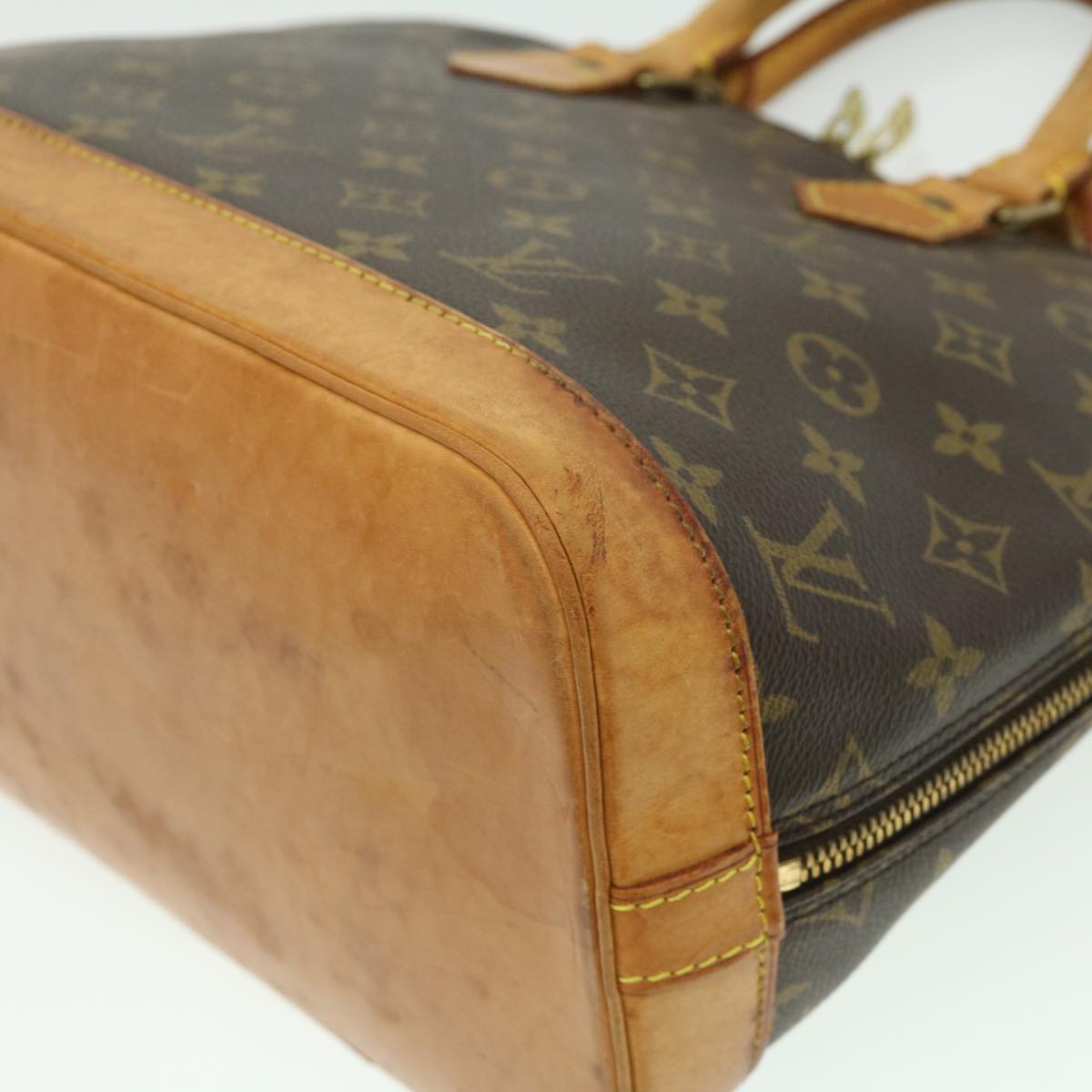 LOUIS VUITTON Monogram Alma Hand Bag M51130 LV Auth 34743