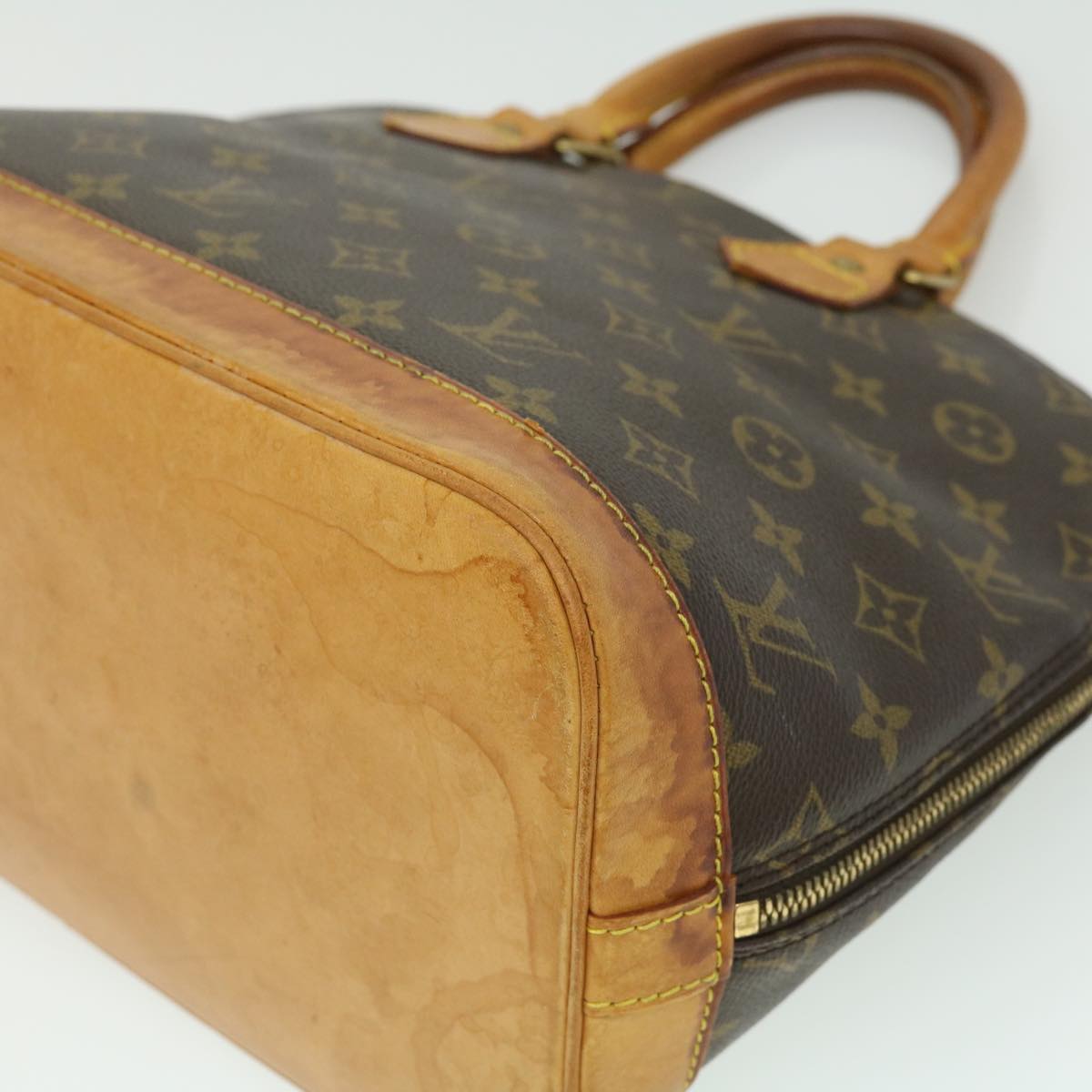 LOUIS VUITTON Monogram Alma Hand Bag M51130 LV Auth 34750