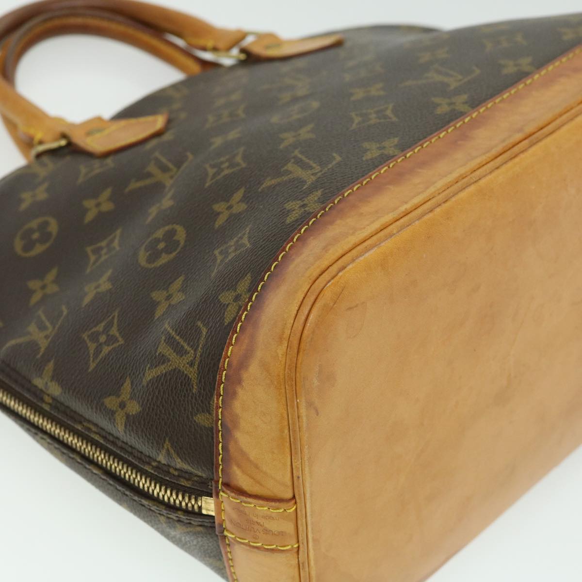 LOUIS VUITTON Monogram Alma Hand Bag M51130 LV Auth 34750