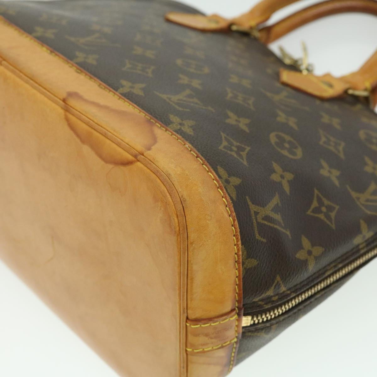 LOUIS VUITTON Monogram Alma Hand Bag M51130 LV Auth 34750